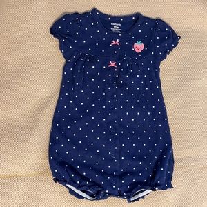 Carter’s- 12M Strawberry Romper
